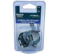 Colliers de serrage en acier - RACO EXPERT - 13 mm - Lot de 2 - 18-28 mm
