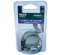 Colliers de serrage en acier - RACO EXPERT - 13 mm - Lot de 2 - 24-36 mm