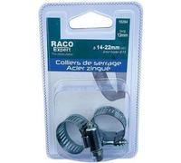 Colliers de serrage en acier - RACO EXPERT - 8 mm - Lot de 2 - 25-45 mm