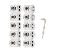 Colliers de serrage en acier résistant aux hautes températures - Outil de verrouillage de câble léger pour différents diamètres - Installation rapide - Pinces en cuivre