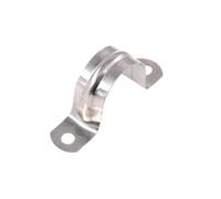 Colliers de serrage en forme de U, 10 pièces, 20-60mm, en acier inoxydable, sangle à deux trous, Clip for Tube de Conduit, eau, 2 trous, colliers de serrage for selle de plomberie(10pcs 40mm)