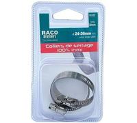 Colliers de serrage en inox - RACO EXPERT - 8 mm - Lot de 2 - 24-36 mm