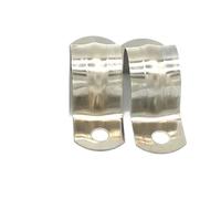Colliers de serrage en U acier zingué, 2/3/5/6/8/10/15/18/20 pièces, 16-315 mm, type selle, 2 trous, for tuyau(250mm(2pcs))