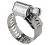 Colliers de serrage inox W4 bande ajourée - largeur 13 mm - diamètre 40-60 mm - par 20 SERFLEX