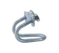 Colliers de serrage métalliques à boucle, Collier de serrage double en U M8 for serre et clôture, plusieurs tailles(M8X60X25)