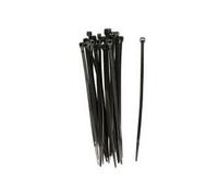 Colliers de serrage - Noir - 2.5 x 100mm - Lot de 100 - Nylon - Collier à bande perforée - Simple
