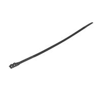 Colliers de serrage noirs Klauke 265mm x 9mm, lot de 100