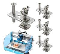 Colliers de serrage pour rail en T, lot de 4 pinces de scie avec plaque de presse en T, pince de serrage, accessoires de rail en T, pinces d'établi, matériel pour machine