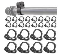 Colliers de serrage pour tuyau d'arrosage, fixation de support de tube, kit de serrage pour tubes, matériau PE durable, mécanisme de prise en main sécurisée, refroidisseur intermédiaire de voiture et