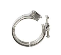 Colliers de serrage pour tuyaux, Collier de serrage en V acier inoxydable for échappement, 304, 1,5 à 6 pouces, sans brides(1.5 Inch)
