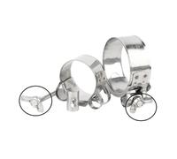 Colliers de serrage puissants en acier inoxydable 304, for tuyaux d'échappement, d'air et d'eau, étanchéité Durable, outil soudage réparation à force puissante(Wing,74-79mm(1pcs))