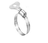 Colliers de serrage réglables avec poignée, 10 à 30 pièces, colliers de serrage en acier inoxydable, attaches de tuyaux d'eau de robinet, matériel de fixation de tuyau à vis sans fin(20pcs 16-25mm)