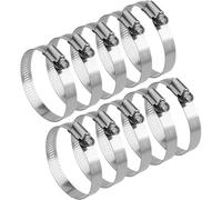 Colliers de serrage réglables de 6 à 70 mm, outil fixe en acier inoxydable 304 pour conduite de carburant, voiture, application mécanique, jardin, plomberie, 20 pièces (6,51 mm)