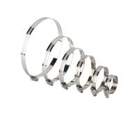 Colliers de serrage réglables en acier inoxydable 304, 2 pièces, 8-100mm(46-70mm-2pcs)