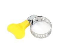 Colliers de serrage réglables en acier inoxydable, avec poignée en plastique, for Tube de gaz, de carburant, de tuyau d'eau, attaches de robinet, pinces d'étanchéité, 100/10 pièces(20PCS)