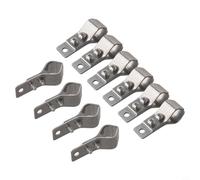 Colliers de serrage réglables SS304 pour filet pare-soleil, s'adapte aux poteaux de 16 mm à 26 mm, et pour diverses applications extérieures