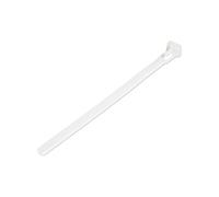 Colliers de Serrage Réutilisables 15cm Blancs 100 pcs - Attache câble - 15 cm - blanc - Conformité TAA (pack de 100)