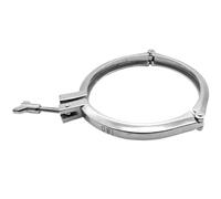 Colliers de serrage robustes à trois colliers de serrage - ISO-KF NW-200, acier inoxydable 304, conception à trois segments avec écrou à oreilles(KF200)