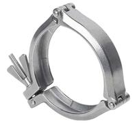 Colliers de serrage robustes à trois colliers de serrage - ISO-KF NW-200, acier inoxydable 304, conception à trois segments avec écrou à oreilles(KF63)