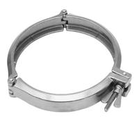 Colliers de serrage robustes à trois colliers de serrage - ISO-KF NW-200, acier inoxydable 304, conception à trois segments avec écrou à oreilles(KF100)