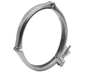 Colliers de serrage robustes à trois colliers de serrage - ISO-KF NW-200, acier inoxydable 304, conception à trois segments avec écrou à oreilles(KF80)