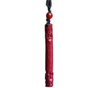 Colliers Feng Shui Cinnabar Richelle Collier Authentic Jade Pendant Guérison Chakra Crystal Lucky Wealth Ward Off Evil Elai Sweater Chain Inspirational Gift For Women Men, Mace (Couleur: Sword)
