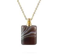 Colliers for femmes, collier de cendres commémoratives, collier pendentif en onyx ouvrable, collier pendentif en onyx coloré, bijoux de crémation, pendentif souvenir, urne, collier d'huile essentielle