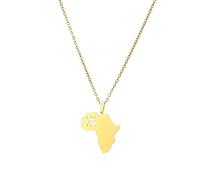 Colliers for femmes, collier pendentif carte africaine berbère for femmes hommes - Collier carte africaine collier pendentif berbère collier pendentif unisexe bijoux hip hop for hommes et femmes cadea