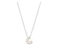Colliers Initiales Colliers Plaqué Or Initiale Colliers AZ 26 Alphabet Lettre Dainty Colliers for Femmes Colliers Simple Couche Colliers Lune Or Accessoires (Color : XS)