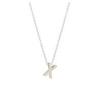 Colliers Initiales Colliers Plaqué Or Initiale Colliers AZ 26 Alphabet Lettre Dainty Colliers for Femmes Colliers Simple Couche Colliers Lune Or Accessoires (Color : X)