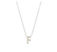 Colliers Initiales Colliers Plaqué Or Initiale Colliers AZ 26 Alphabet Lettre Dainty Colliers for Femmes Colliers Simple Couche Colliers Lune Or Accessoires (Color : F)