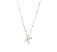 Colliers Initiales Colliers Plaqué Or Initiale Colliers AZ 26 Alphabet Lettre Dainty Colliers for Femmes Colliers Simple Couche Colliers Lune Or Accessoires (Color : K)