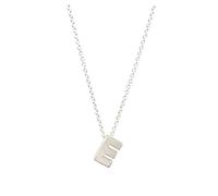 Colliers Initiales Colliers Plaqué Or Initiale Colliers AZ 26 Alphabet Lettre Dainty Colliers for Femmes Colliers Simple Couche Colliers Lune Or Accessoires (Color : E)