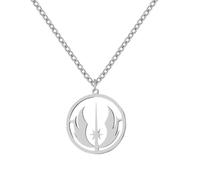 Colliers Jedi Symbole Pendentif Chaîne Gothique Collier Pour Femmes Bijoux Hip Hop Homme Cadeaux