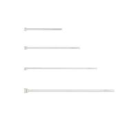 Colliers Legrand Colring incolores 2.4x140mm - lot de 100 - Polyamide - Collier à bande perforée - Simple