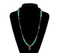Colliers longs avec perles rondes de 8 mm, bijoux spirituels unisexes | Collier de pierres précieuses, pendentif, bijoux en pierre qui augmentent la foi pour femmes, hommes,
