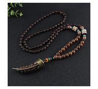 Colliers Nouveau Collier Pendentif Corne de Boeuf Tribal Mode Collier Vintage Ethnique Long Collier Bijoux népal Collier for Femmes Hommes (Size : Style 2)
