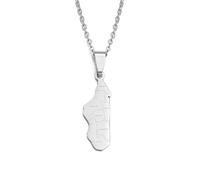 Colliers Pendentif Carte De Madagascar Avec Nom De Villes - Classique Ethnique Afrique Malgache Colliers Charme Bijoux Patriotiques, Hip Hop Nouveauté Tendance Accessoires Femmes Hommes Cadeau Uniqu
