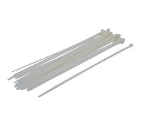 BGS Diy 80774 - Assortiment de colliers plastique - blanc - 8,0 x 400 mm - 30 pièces