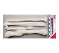 BGS technic KG – Colliers de serrage plastique – Assortiment 250 pièces – Blancs