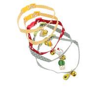 Colliers pour Animaux de Compagnie de Couleur réglable de 5pcs avec Une Cloche et des Colliers de sécurité pour Chiens et Chats