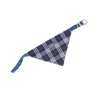 Nobby Collier avec bandana pour chien L 42 cm l 20 mm bleu
