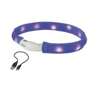 Colliers pour chien lumineux à LED large Nobby Pet Visible Bleu L