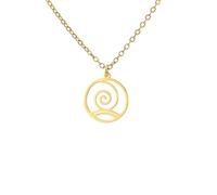 Colliers pour femme tendance, collier éléments de feu air alchimique, bijoux spirituels minimalistes