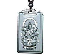 Colliers pour femmes colliers pour hommes colliers classiques mode pure pierre naturelle jade 12 Zodiaque Amitabha Bouddha Avalokitesvara Kwan-Yin Guan Yin Bouddha Collier pour homme ou femme
