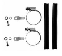 Colliers pour fourche ou haubans de vélo 25-40 mm sans oeillet ( Noir )
