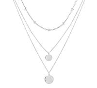 Colliers ras du cou en or superposés pour femmes, colliers doubles en argent pour femmes, cadeaux de bijoux, adjustable, Autre, Autres