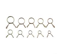 Colliers Ressort 126 Pcs 5-14mm Kit Assortiment Multiples Tailles | Comprend tailles 5 à 14 mm pour motos bateaux pour vtt pour motoneiges Rangement organisé par tailles