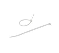 DEBFLEX 709050 Plastique Serrage-Serre-câble autobloquants réglables 100 Colliers de Fixation 3,6 mm x 140 mm-Transparent-709050, Transparent, 3,6 mm x 140 mm