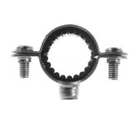 Colliers simples isophoniques acier zingué pour tuyaux et tubes diamètre 50 mm boîte de 25 pièces